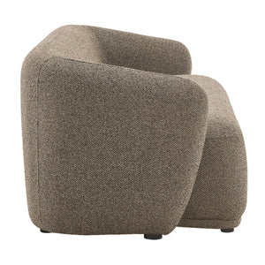 Monica 88 Inch Boucle Fabric Sofa in Earth