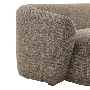 Monica 88 Inch Boucle Fabric Sofa in Earth