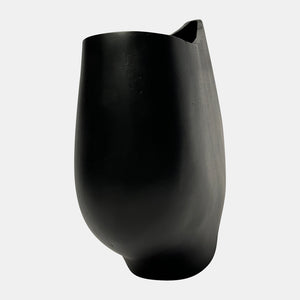 Metal 7 Andria Large Black Vase