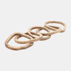 Wood 26 5-link Chains Brown
