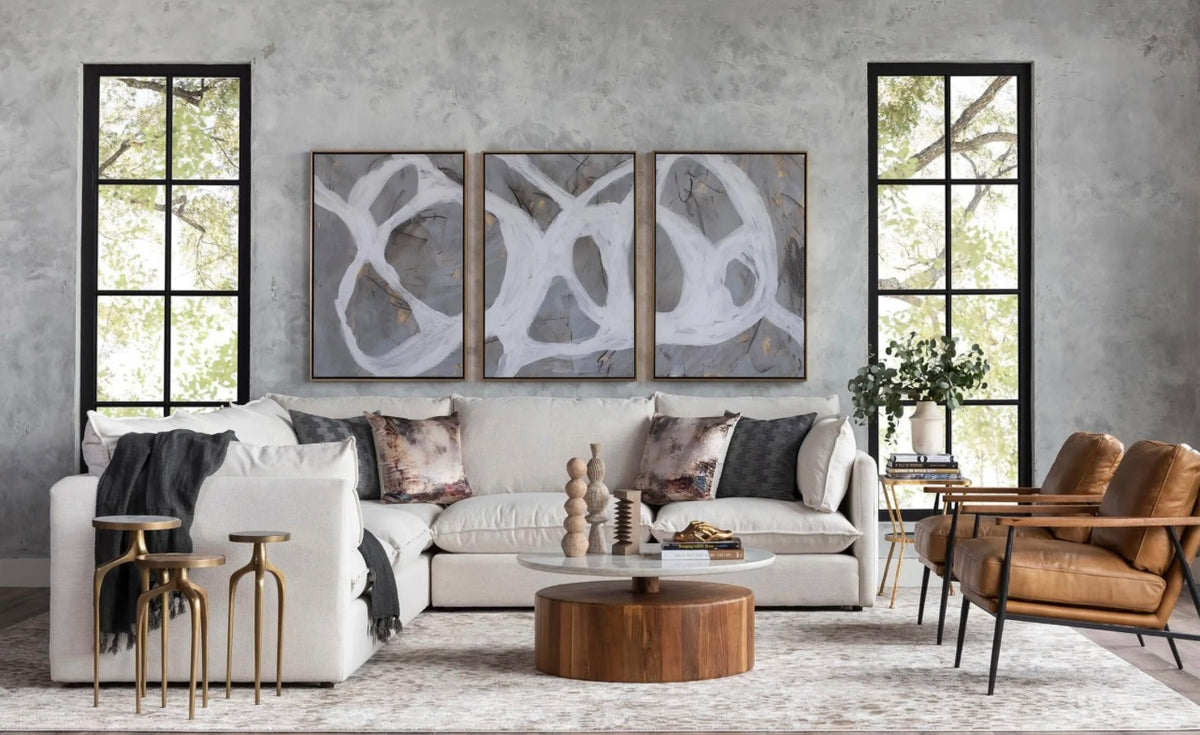 Coffee and Milk II 40X60 With Gold Floater