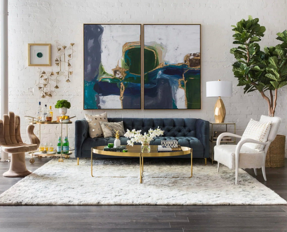 Bloquer III Framed W/ Gold Floater 40x60