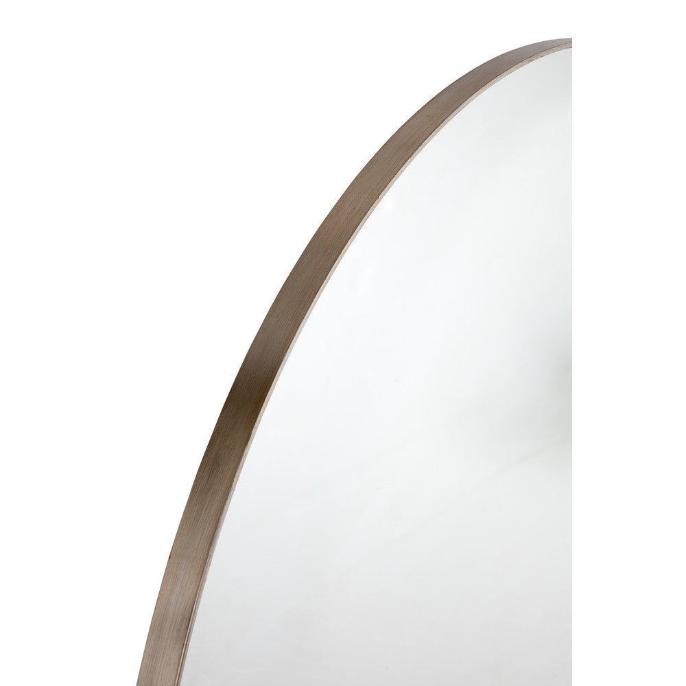 Eltham 60" Silver Round Wall Mirror