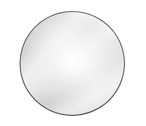 Eltham 60" Black Round Wall Mirror