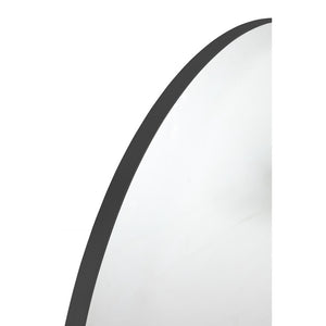 Eltham 60" Black Round Wall Mirror