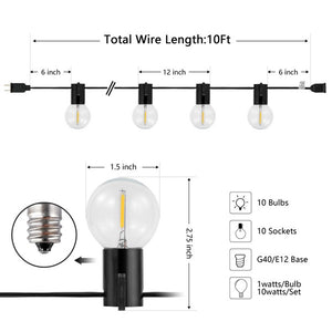 Ellis Outdoor LED String Lights