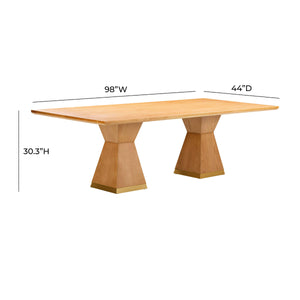 Nolan Natural Wood Dining Table