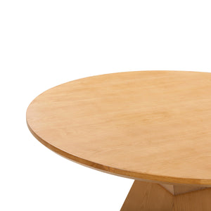 Nolan Natural Wood Round Dining Table