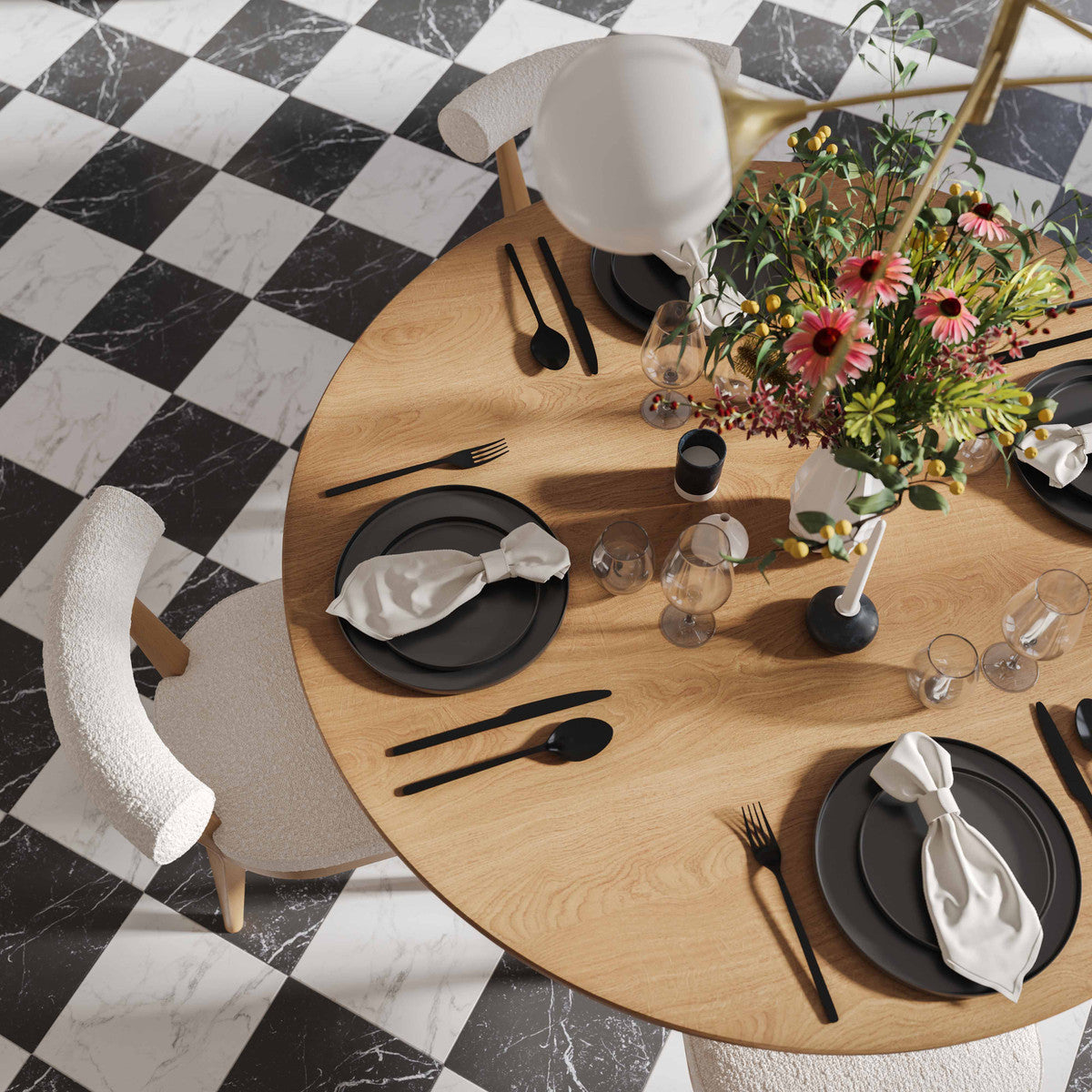 Nolan Natural Wood Round Dining Table Rite At Home Atlanta
