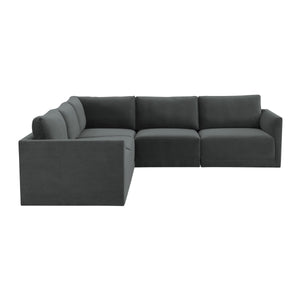 Willow Charcoal Modular L Sectional