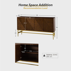 Sunset 4-Door Sideboard