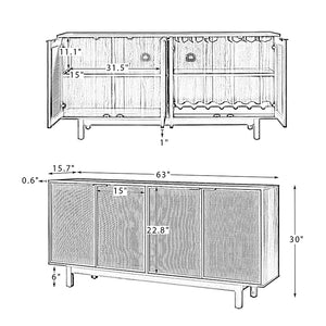 Netherland 4-Door Sideboard