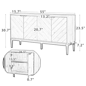 Kaufman 4-Door Sideboard