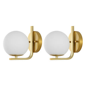Oyster Wall Sconce Set of 2 (Gold)