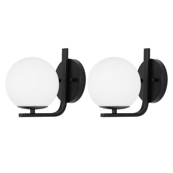 Oyster Wall Sconce Set of 2 (Black)