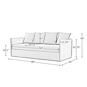 Rochester Slipcover Sofa