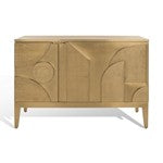 Dorielle Brass Covered Sideboard