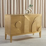 Dorielle Brass Covered Sideboard