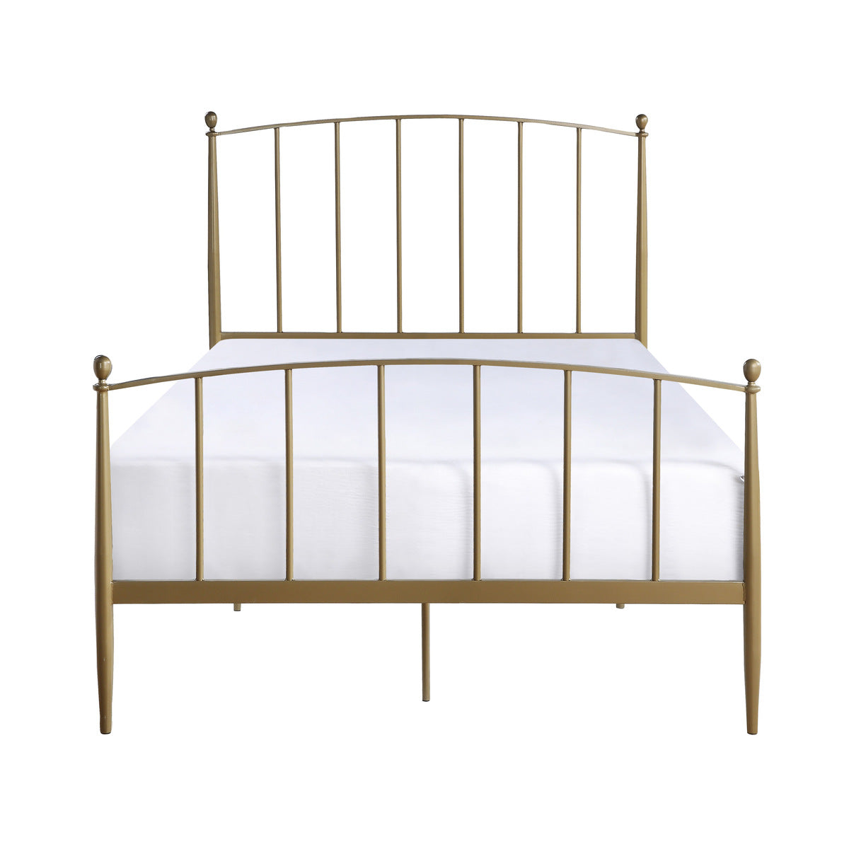 Gilda Metal Platform Bed Gold