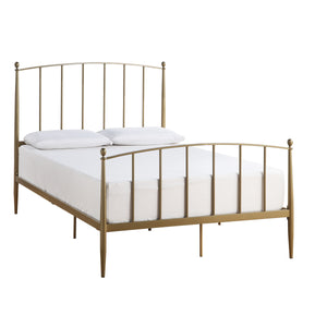 Gilda Metal Platform Bed Gold