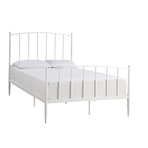 Gilda Metal Platform Bed White