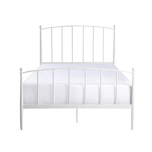 Gilda Metal Platform Bed White