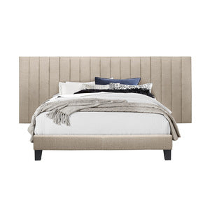 Bay King Wall Panel Bed Beige