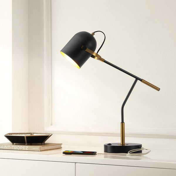 DEL MAR TABLE LAMP W/USB