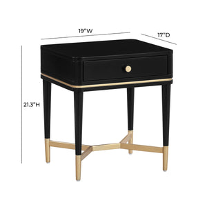 Julieta Black Nightstand