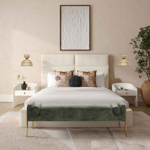 Eliana Cream Boucle King Bed