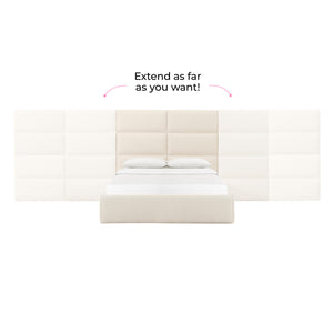 Eliana Cream Boucle King Bed