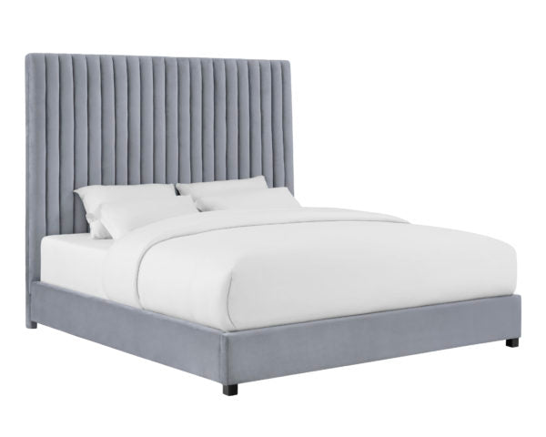 ADONNA GREY BED IN QUEEN