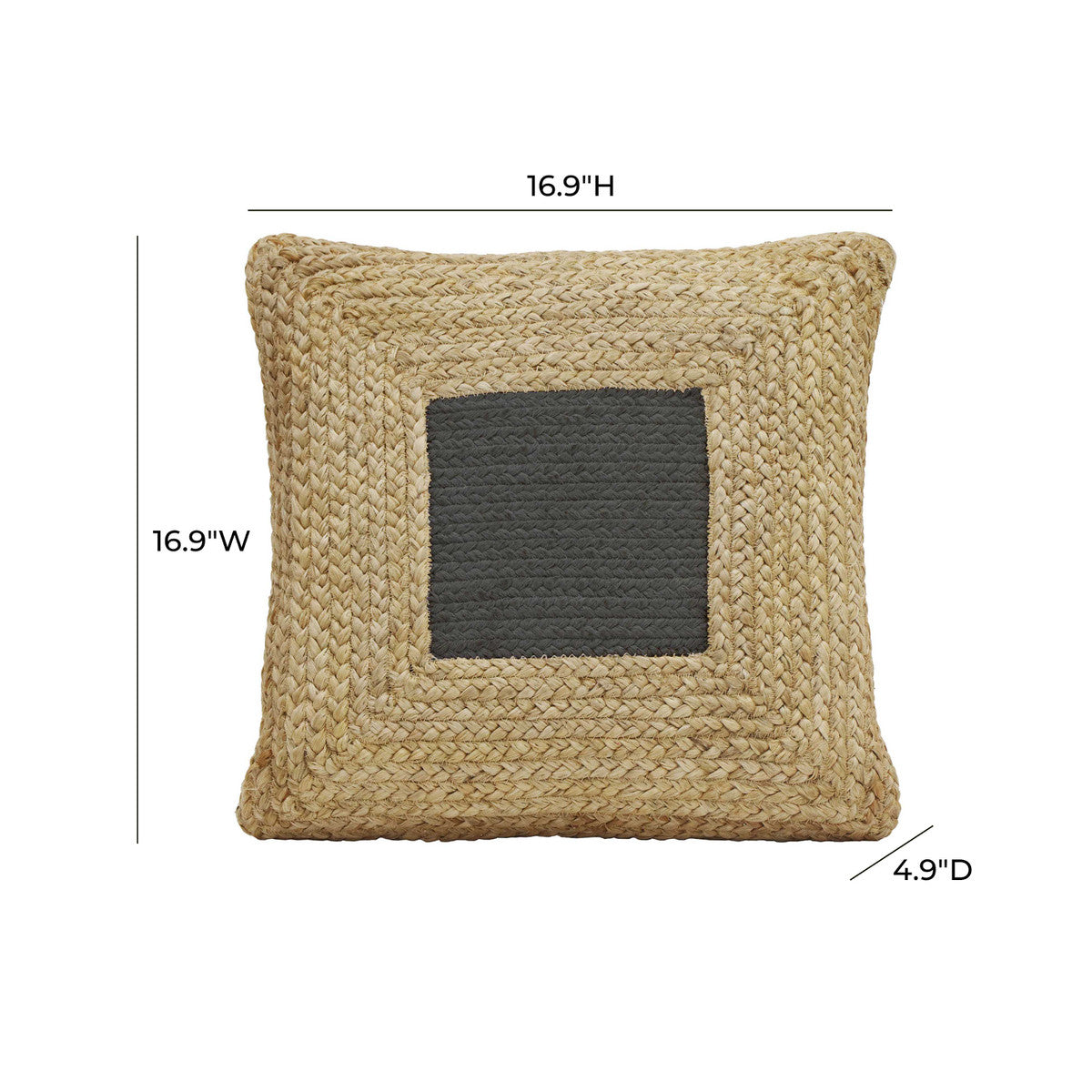 JUTE ACCENT PILLOW