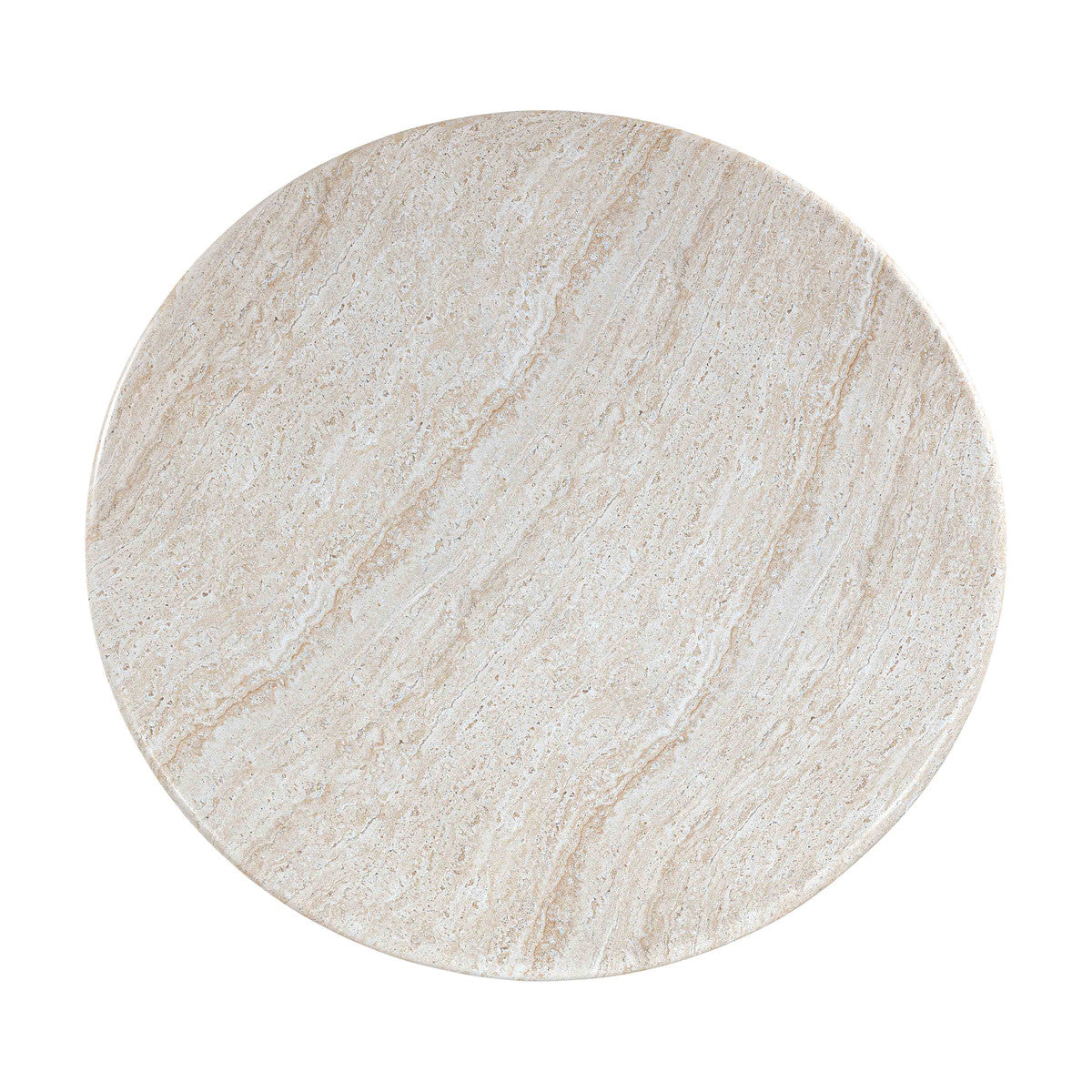Cynthia Travertine Concrete Indoor / Outdoor 54&quot; Round Dining Table