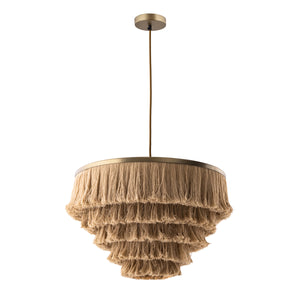 Sarai Natural Fringe Pendant