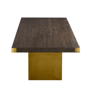 Selena Chocolate Brown Ash Dining Table by Inspire Me! Home Decor