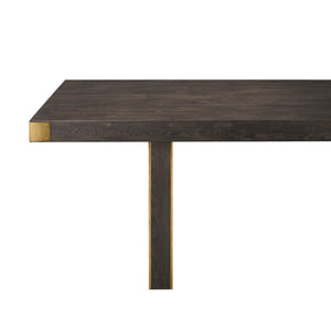 Selena Chocolate Brown Ash Dining Table by Inspire Me! Home Decor