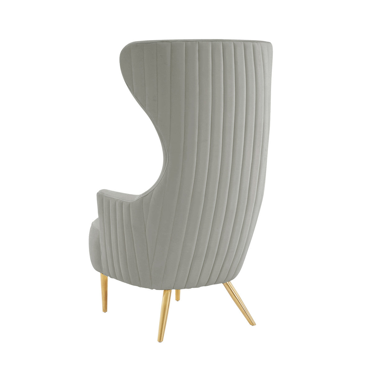 Julia Velvet Wingback Accent Chair