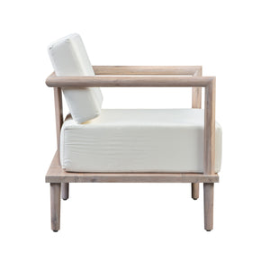 Emerson Cream Outdoor Lounge Chair