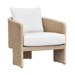 Alexa Cream Performance Fabric Outdoor Sofa