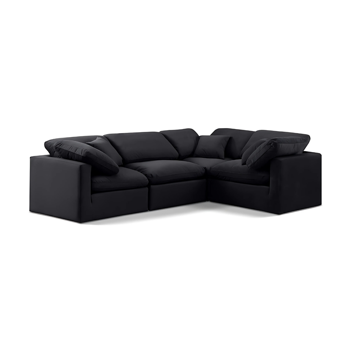 Arrow 4-PC Modular Velvet Sectional