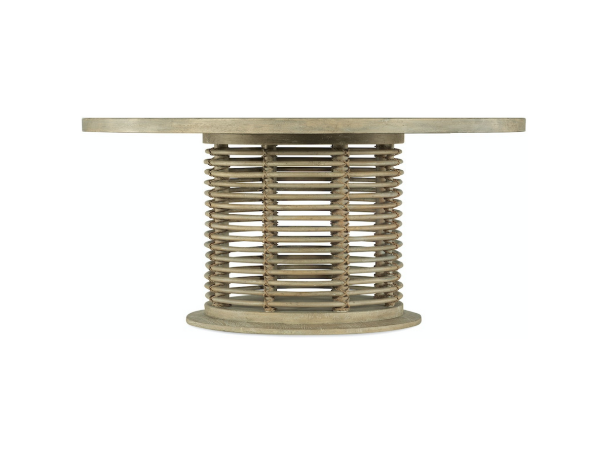 Surfrider 60&quot; Rattan Round Dining Table (2 Colors)