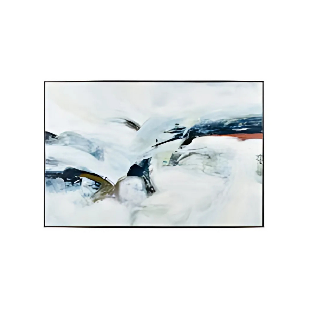 Bay Storm 48x32 Framed Wall Art
