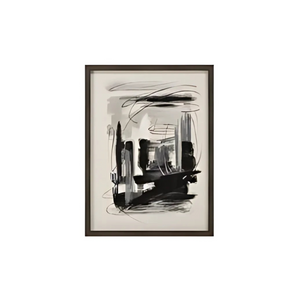 Beyer IV Abstract 18x24 Framed Wall Art