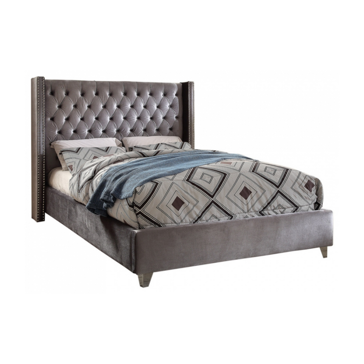 Julian Velvet Bed