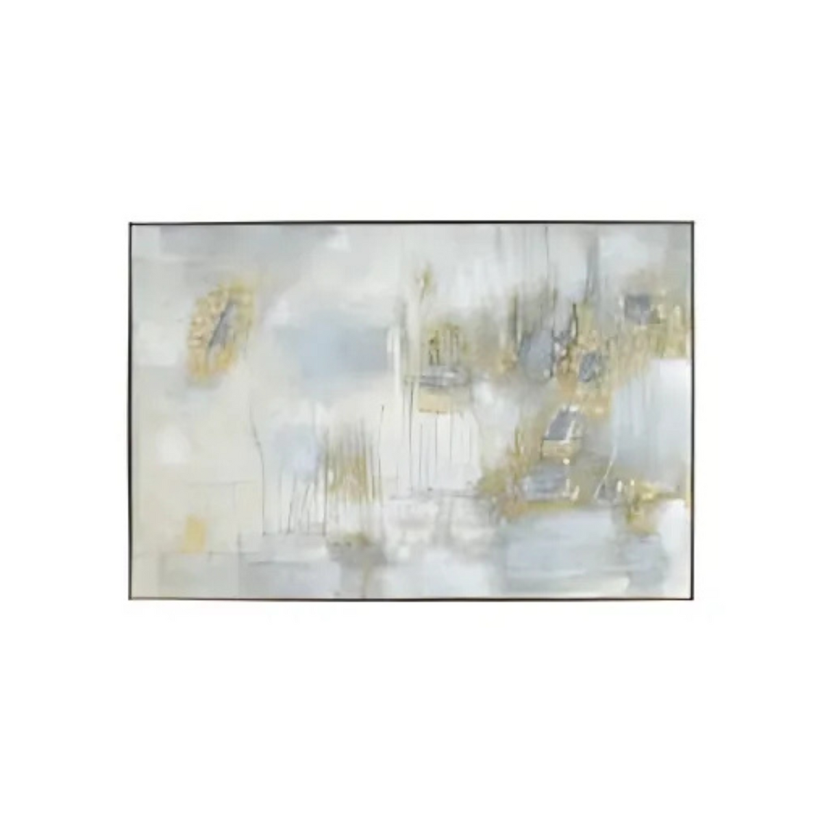 Remembered 60x40 Gold Wall Art