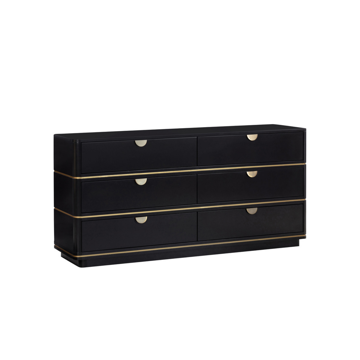 Julieta Black 6 Drawer Dresser