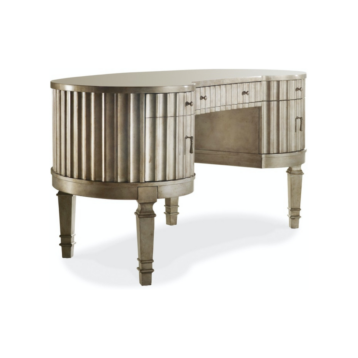 Solange Fluted Kidney Desk