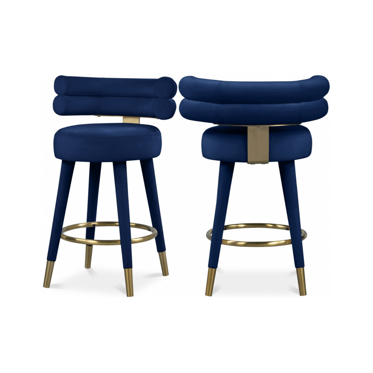Baxley Velvet Counter Stool S/2