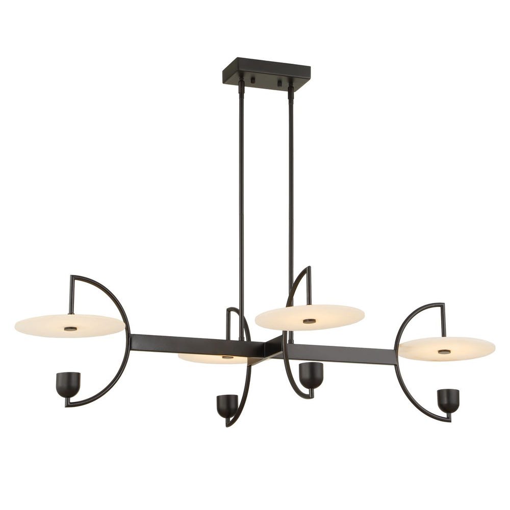 Uttermost Kyoto 4 Light Linear LED Chandelier
